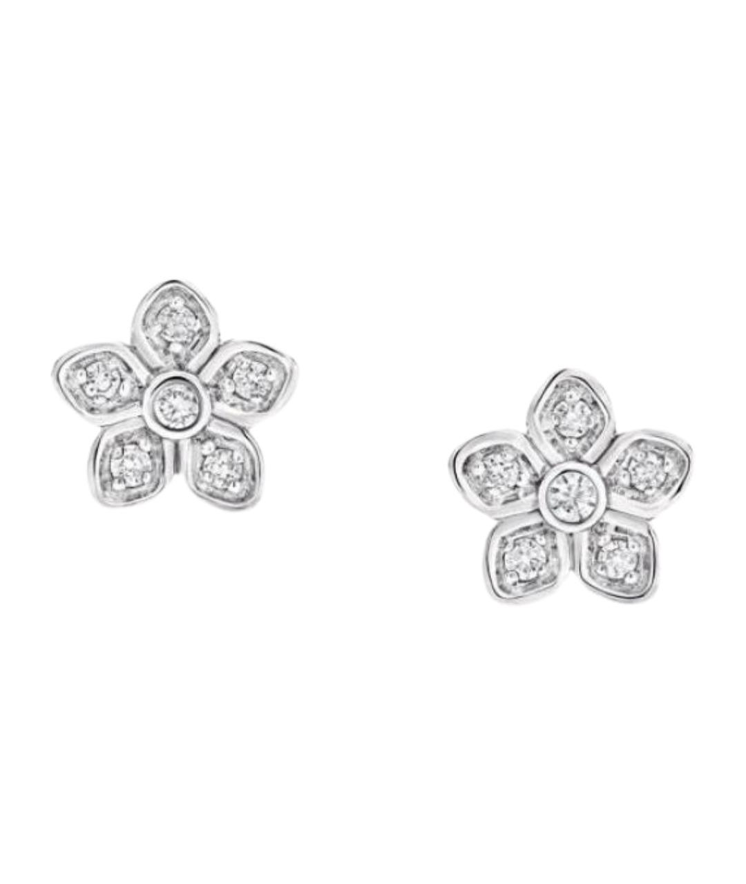 GRAFF Серебряные серьги из белого золота, фото 1