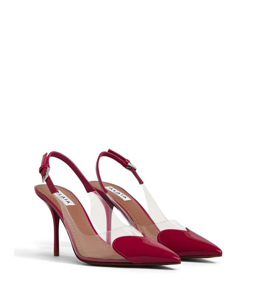 ALAIA Красные кожаные туфли, фото 2