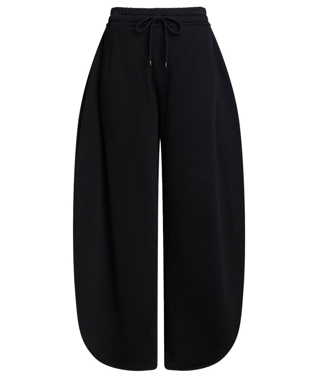 ALAIA Черные хлопковые брюки широкие, фото 1