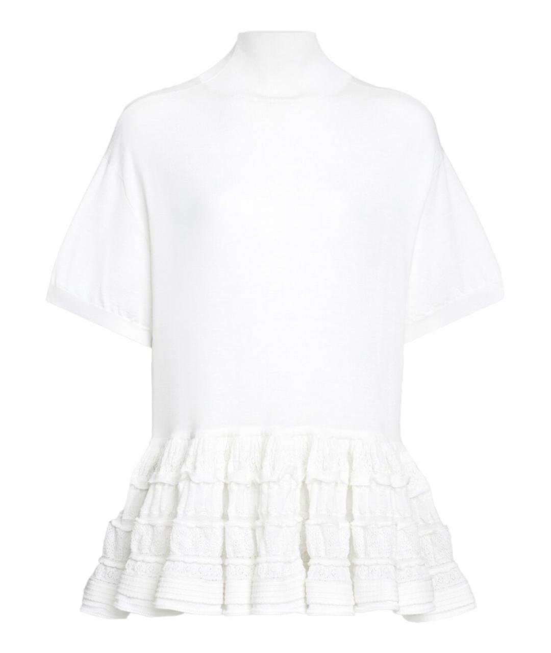 ALAIA Белая шерстяная блузы, фото 1