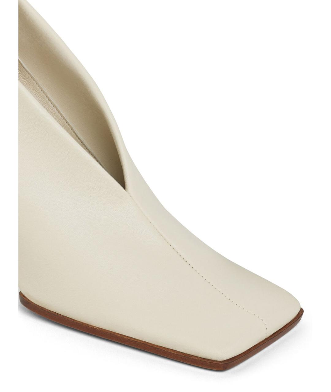 ALAIA Бежевые кожаные туфли, фото 4