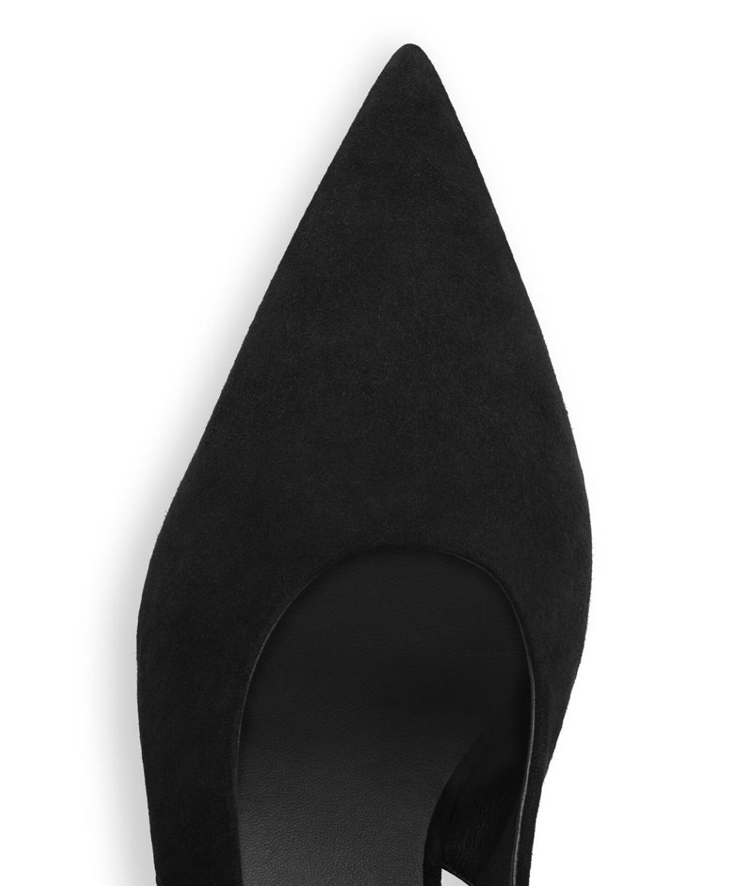 ALAIA Черные замшевые туфли, фото 4