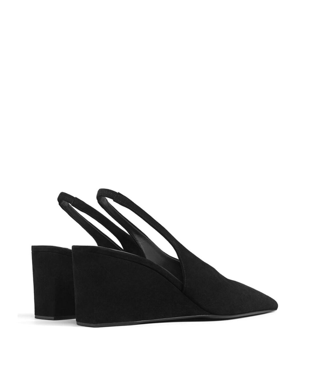 ALAIA Черные замшевые туфли, фото 3