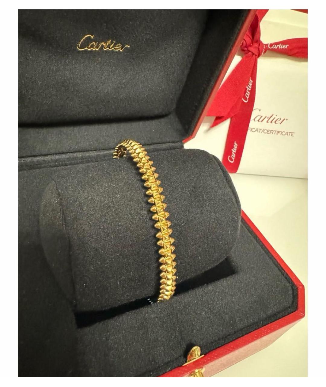 CARTIER Золотой браслет из желтого золота, фото 4