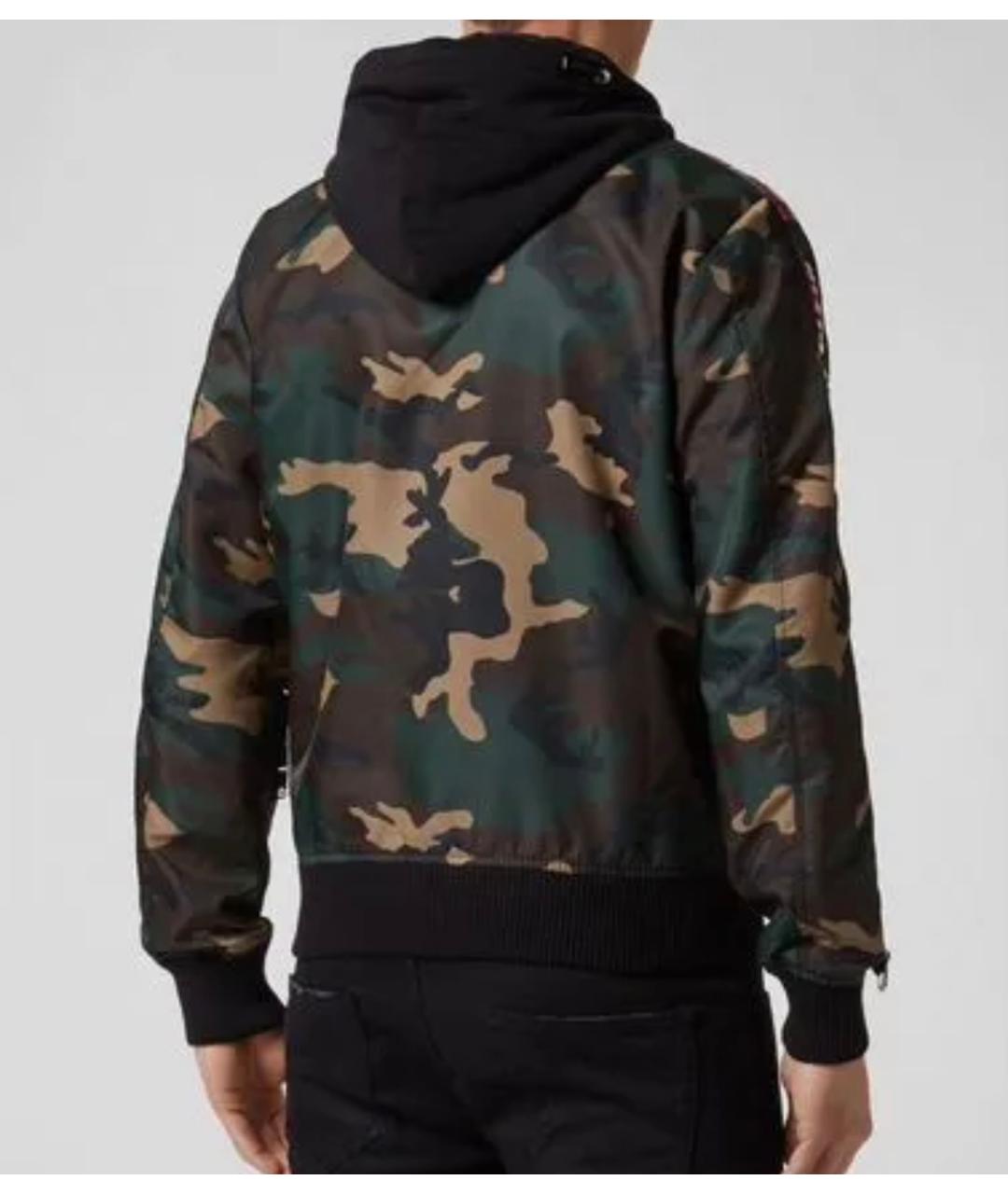 PHILIPP PLEIN Мульти полиэстеровая куртка, фото 2