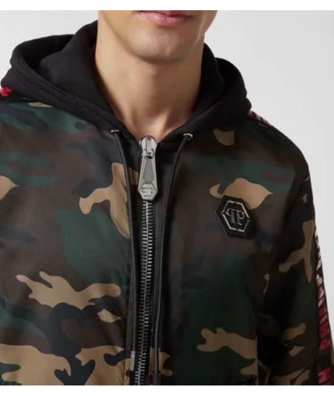 PHILIPP PLEIN Мульти полиэстеровая куртка, фото 3