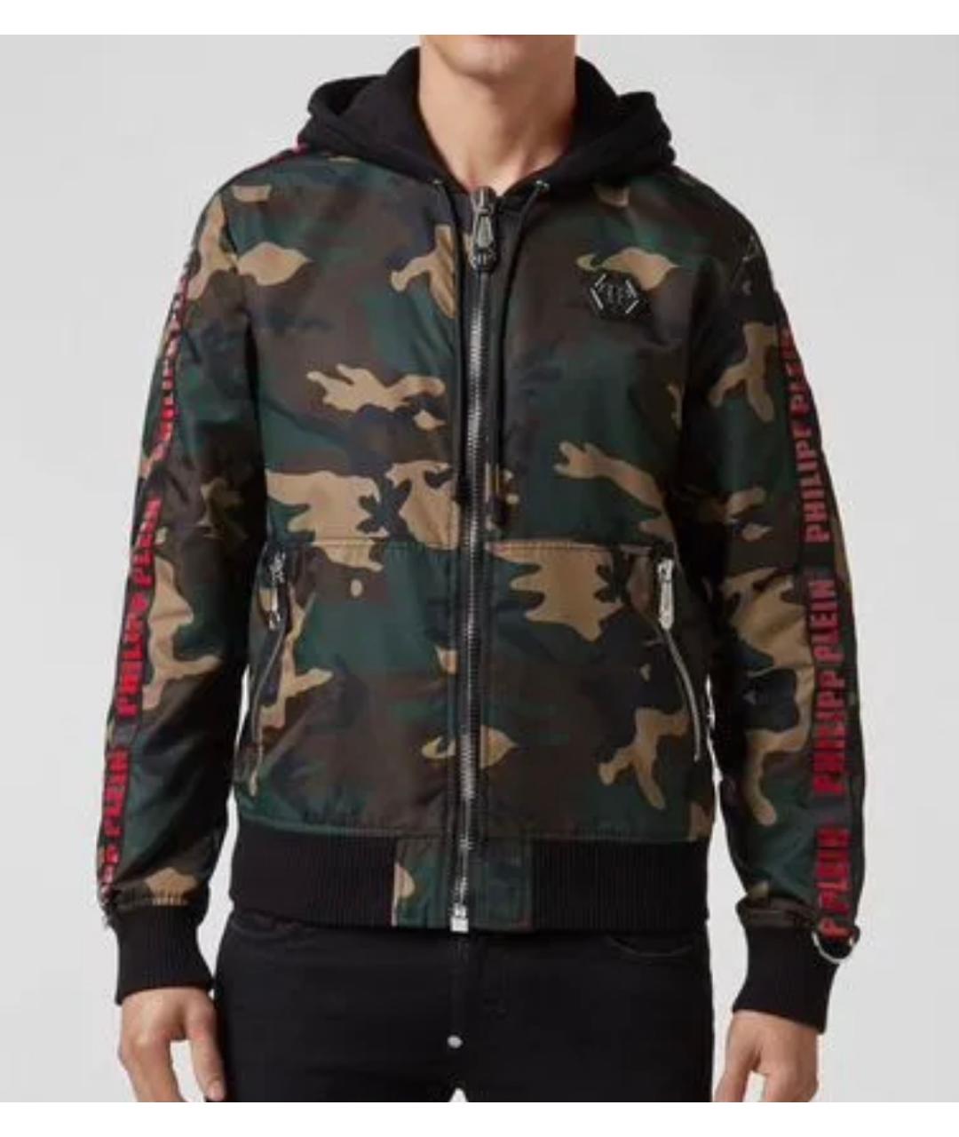 PHILIPP PLEIN Мульти полиэстеровая куртка, фото 4