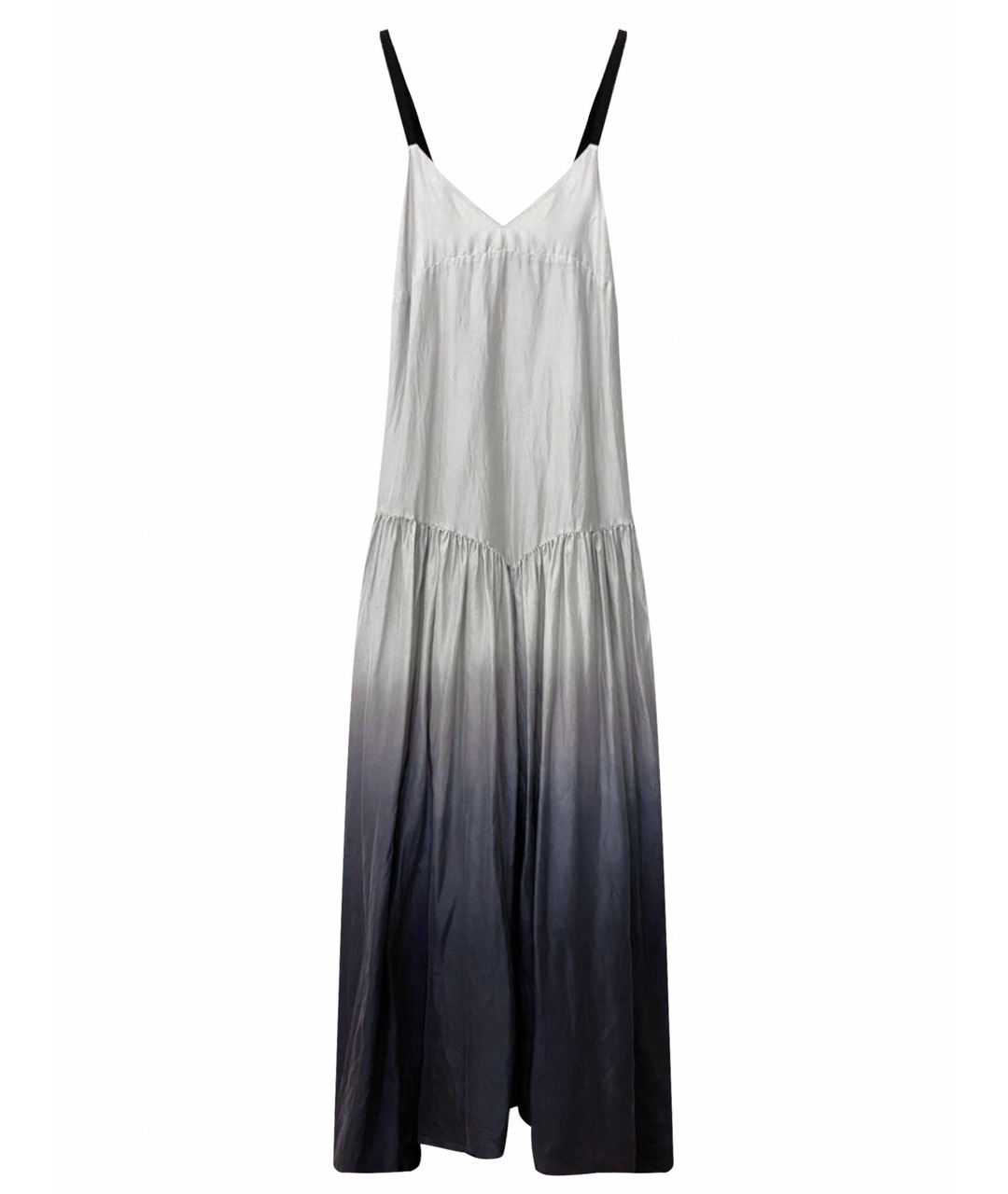 TWIN-SET Серое шелковое повседневное платье, фото 1