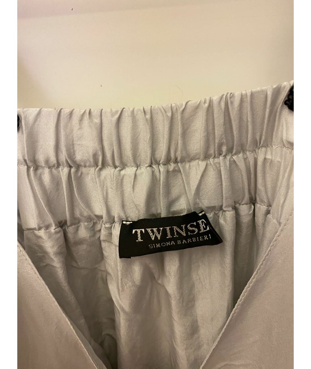 TWIN-SET Серое шелковое повседневное платье, фото 3
