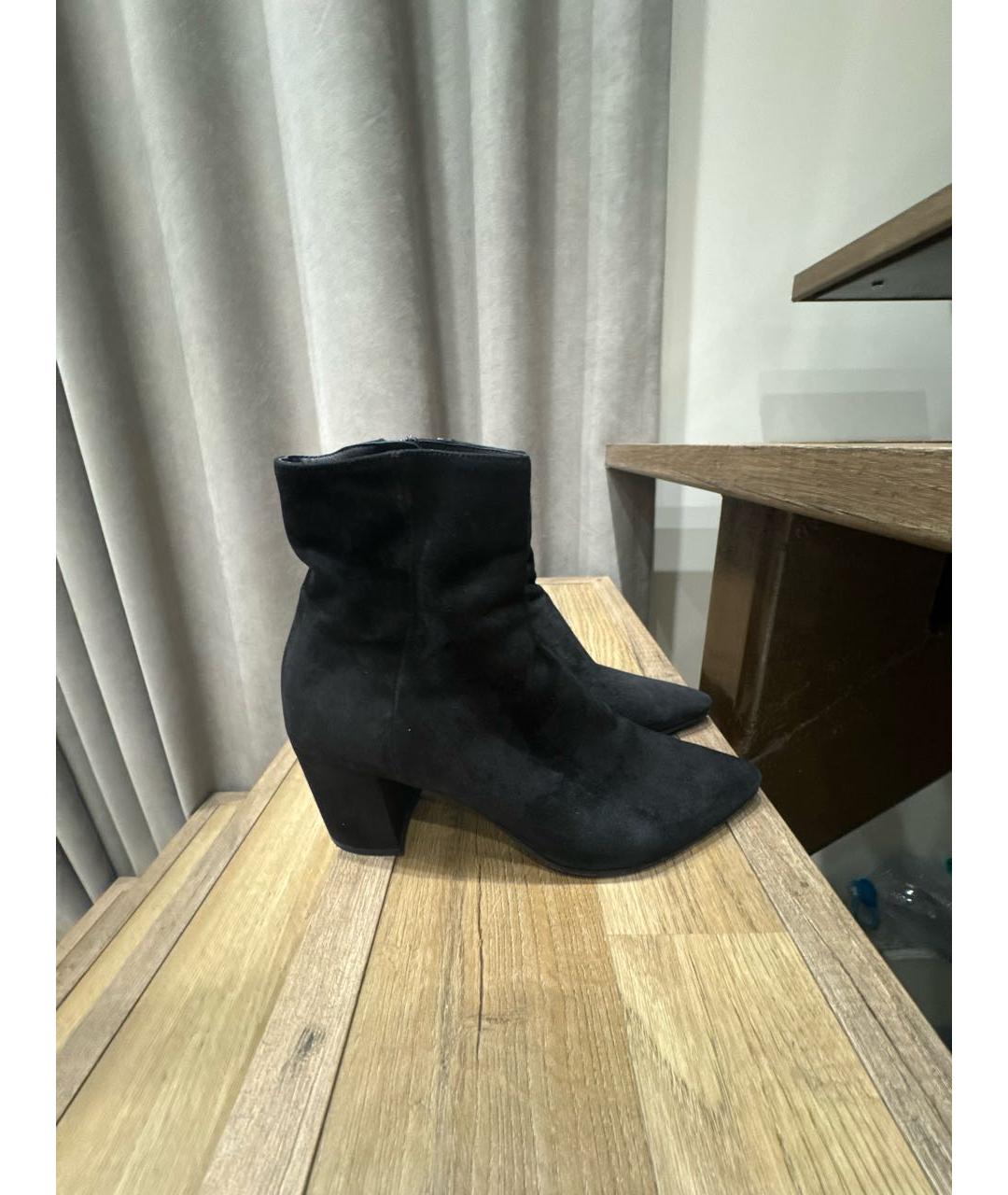 PRADA Черные замшевые ботильоны, фото 6