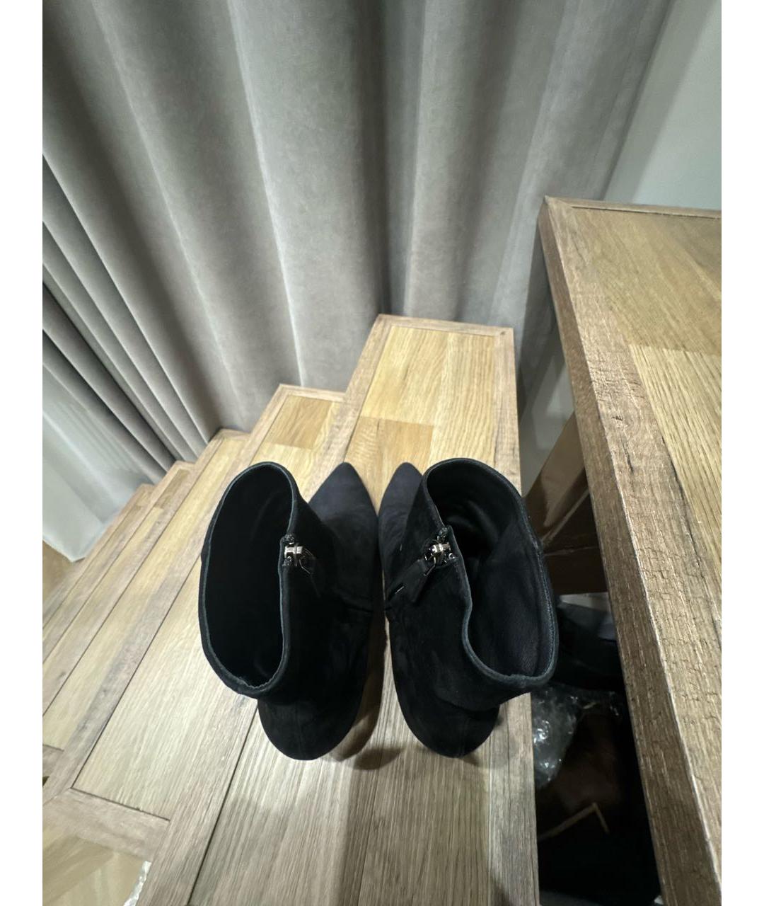 PRADA Черные замшевые ботильоны, фото 3