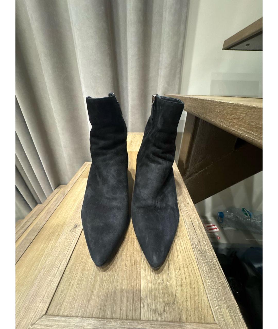 PRADA Черные замшевые ботильоны, фото 2
