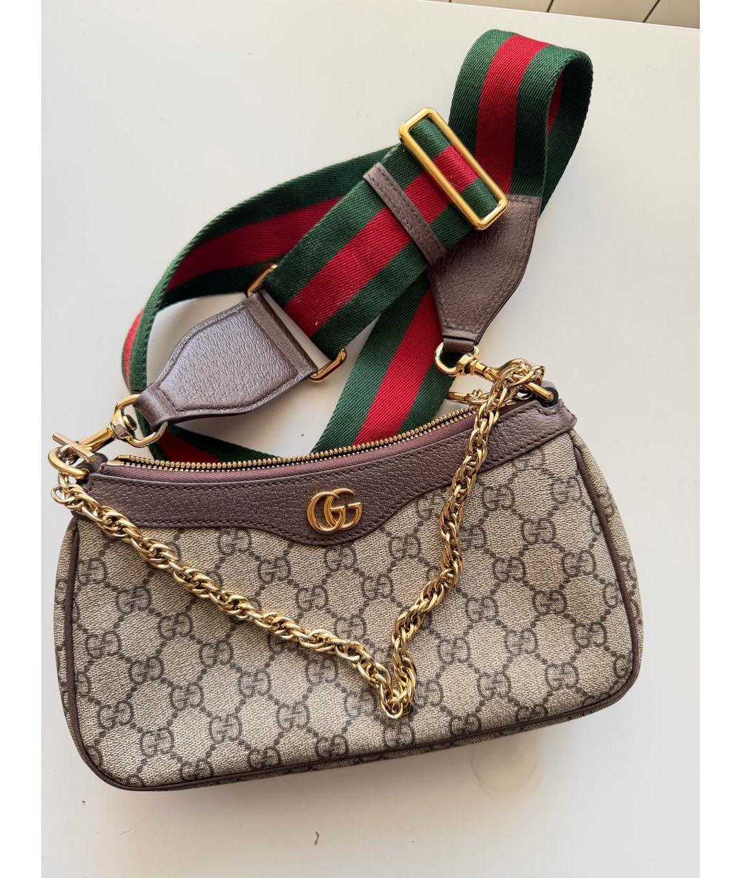 GUCCI Бежевая сумка через плечо, фото 3