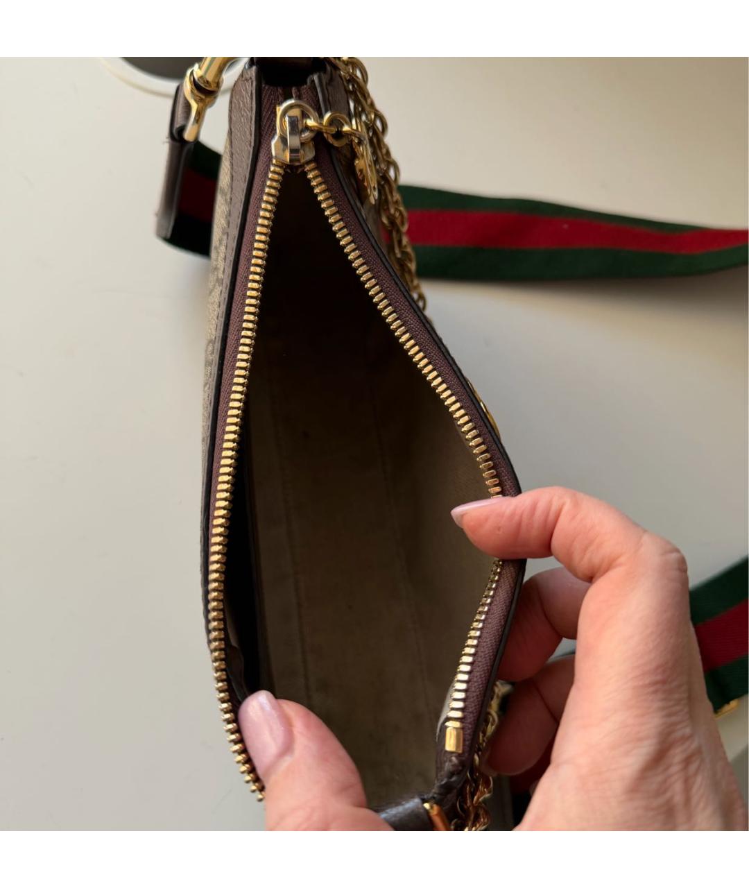 GUCCI Бежевая сумка через плечо, фото 4