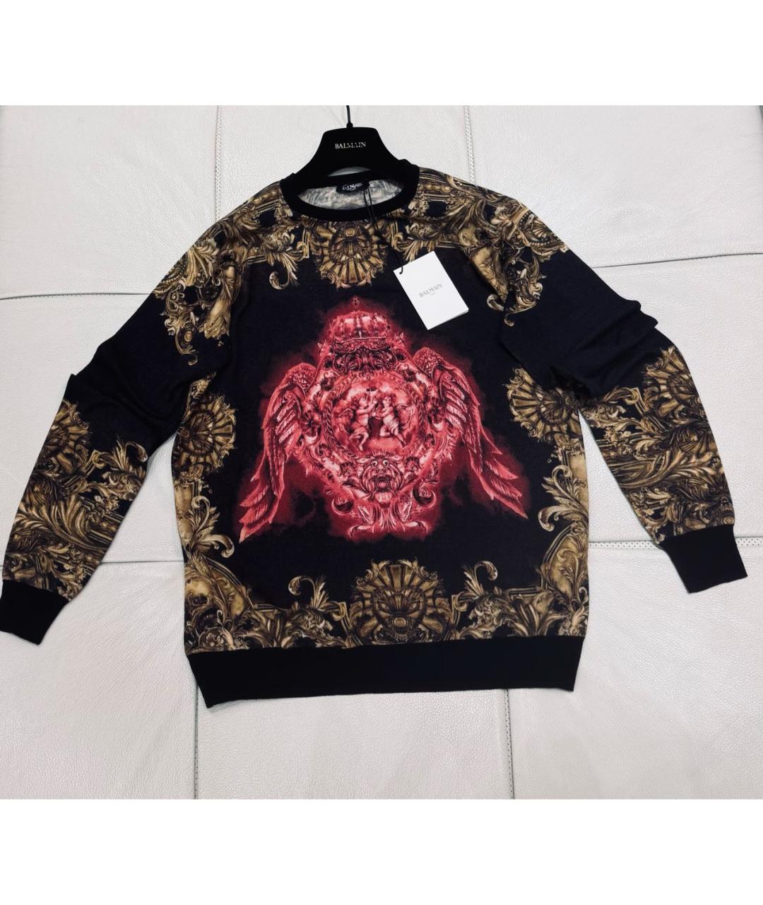 BALMAIN Мульти шерстяной джемпер / свитер, фото 5