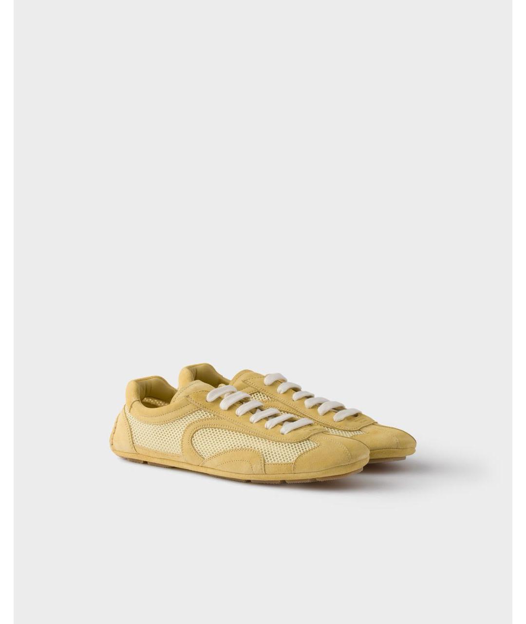 PRADA Желтые кроссовки, фото 2