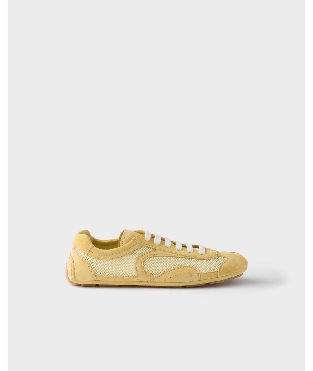 PRADA Желтые кроссовки, фото 5