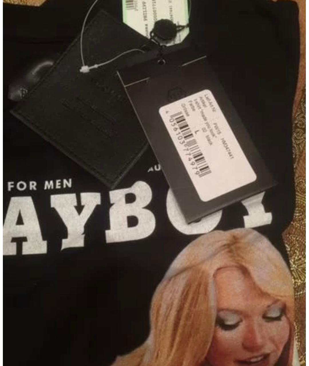 PHILIPP PLEIN Черная хлопковая футболка, фото 3