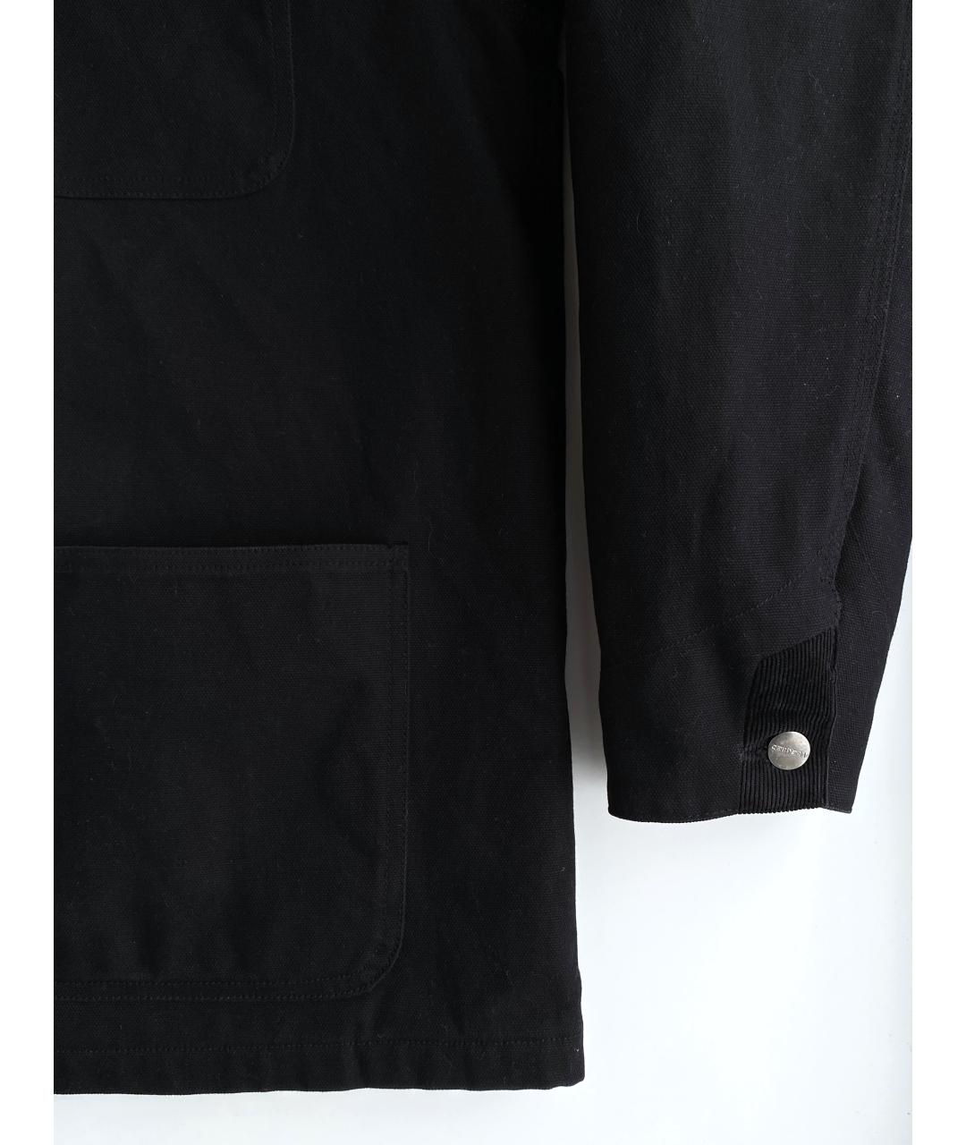 CARHARTT WIP Черная хлопковая куртка, фото 4