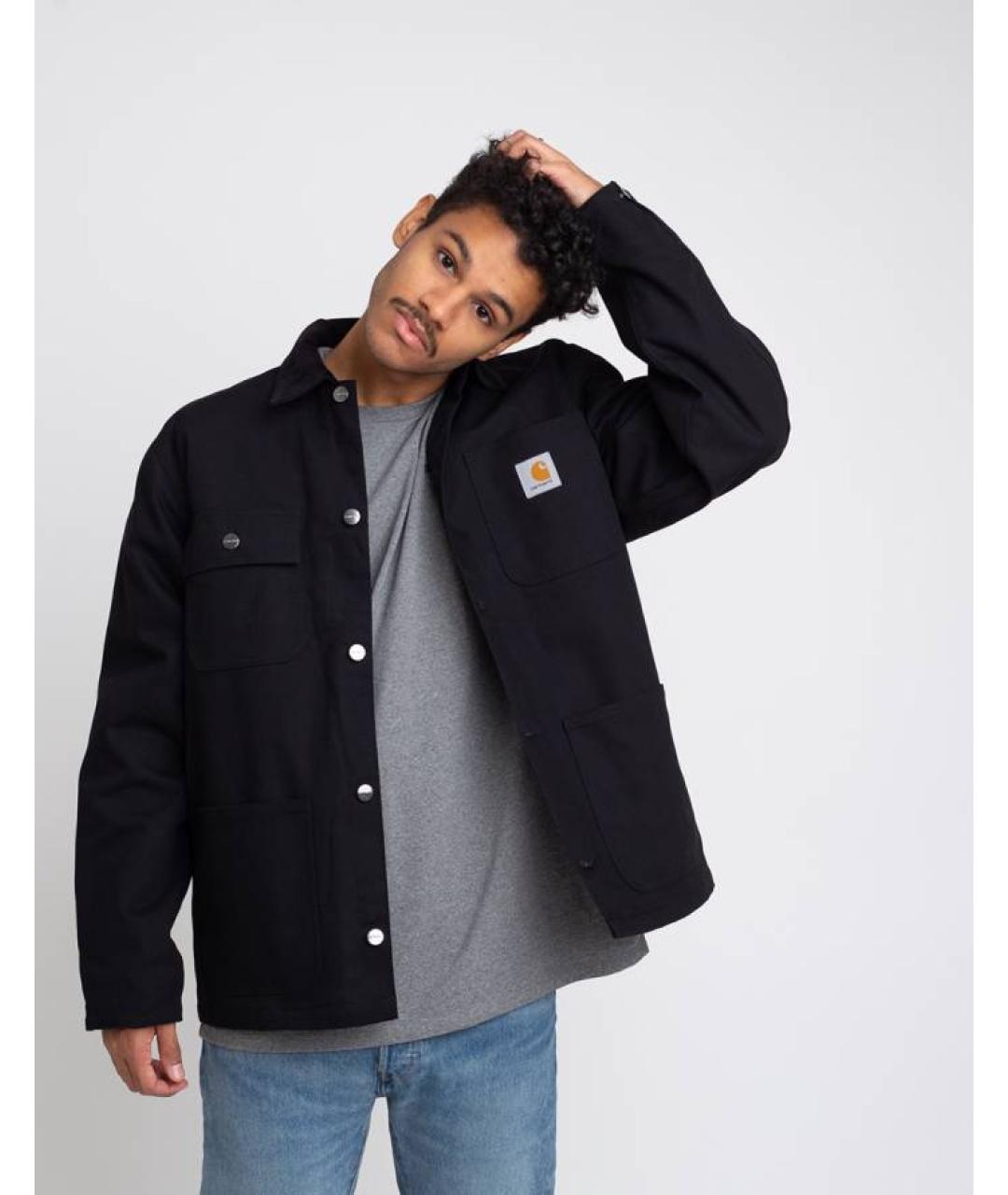 CARHARTT WIP Черная хлопковая куртка, фото 7