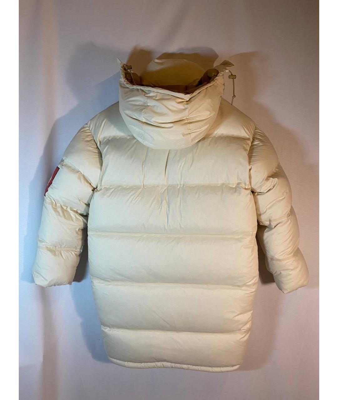 GUCCI Бежевый полиамидовый пуховик, фото 2