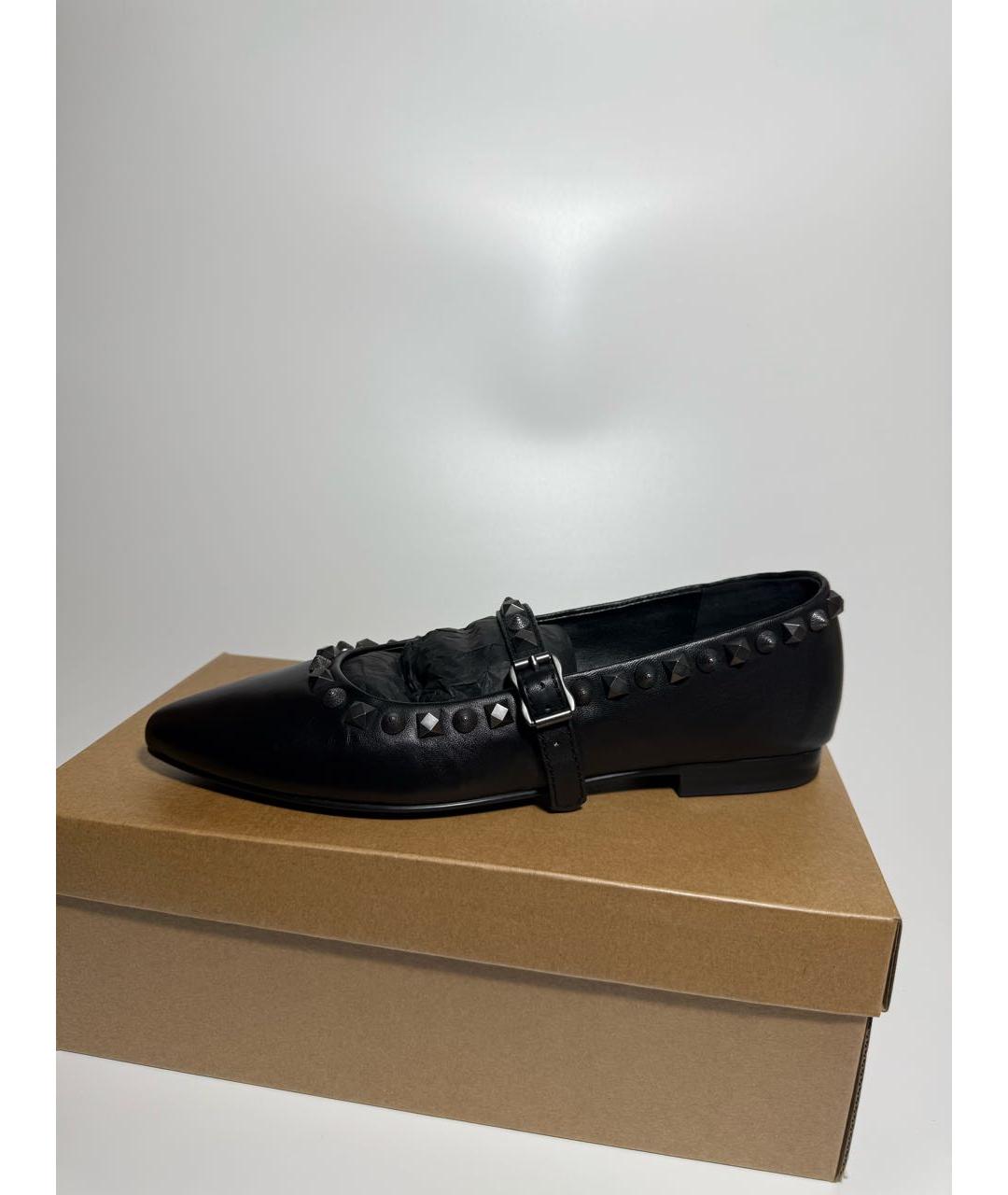 ASH Черные кожаные балетки, фото 2