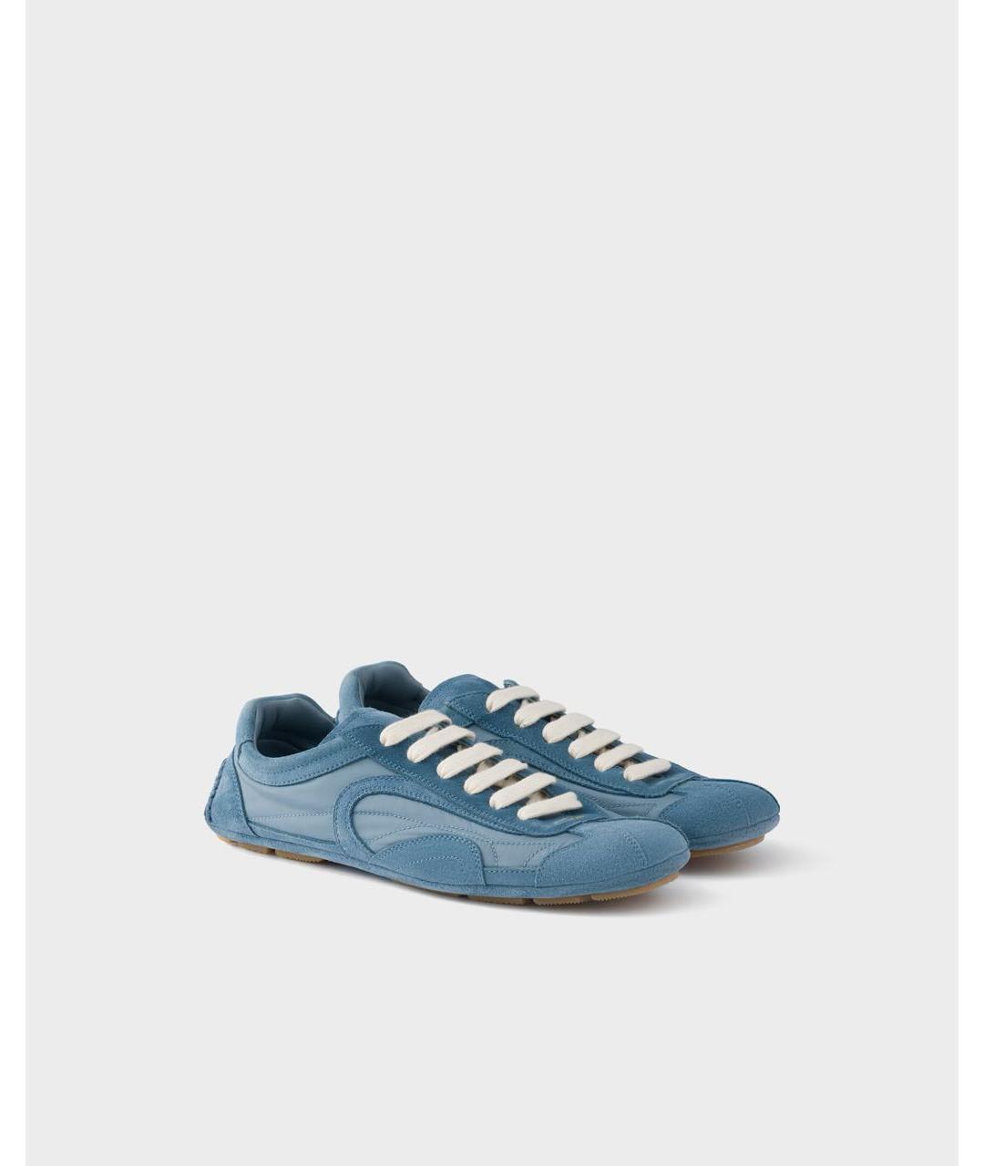 PRADA Голубые кроссовки, фото 2