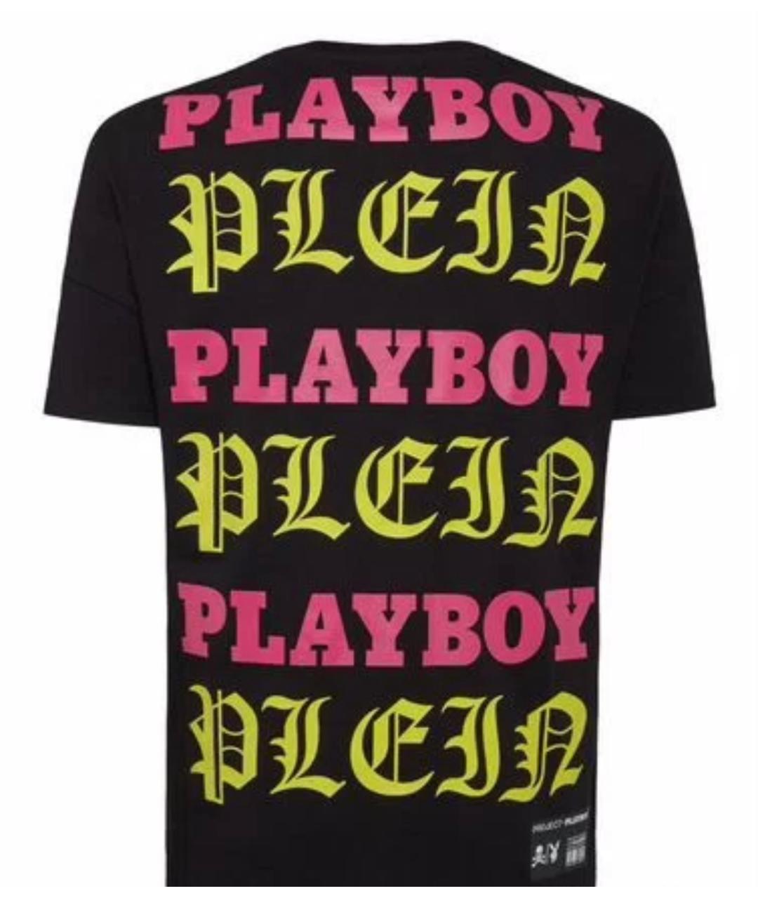 PHILIPP PLEIN Черная хлопковая футболка, фото 2