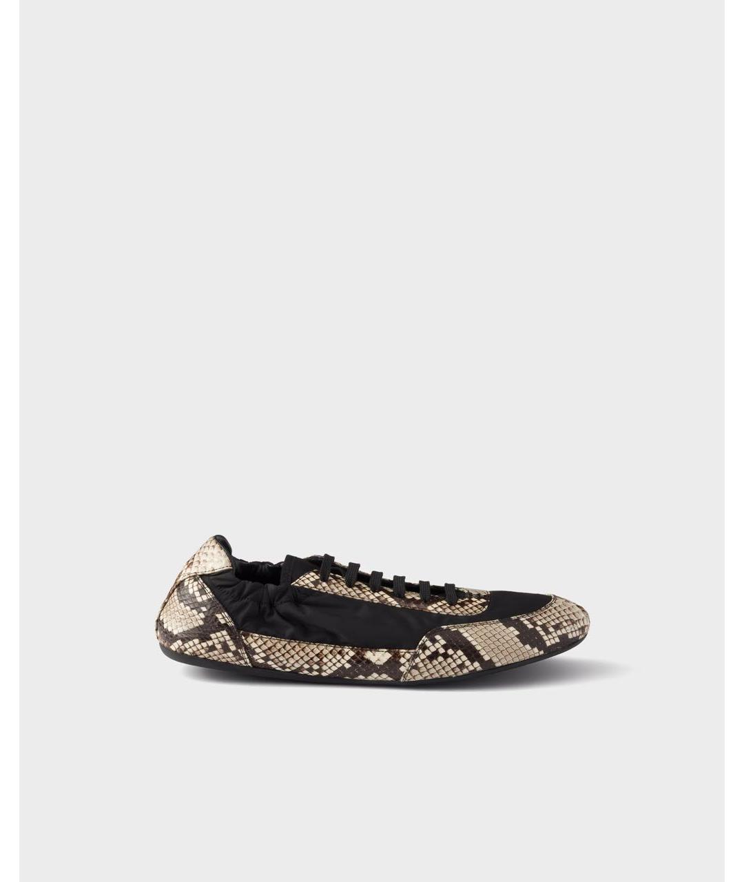 PRADA Черные кроссовки, фото 5