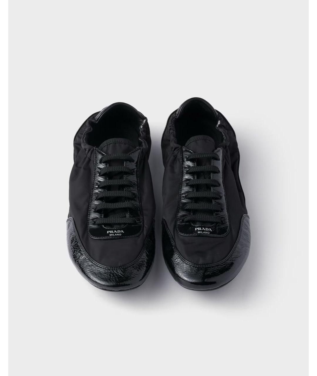 PRADA Черные кроссовки, фото 3