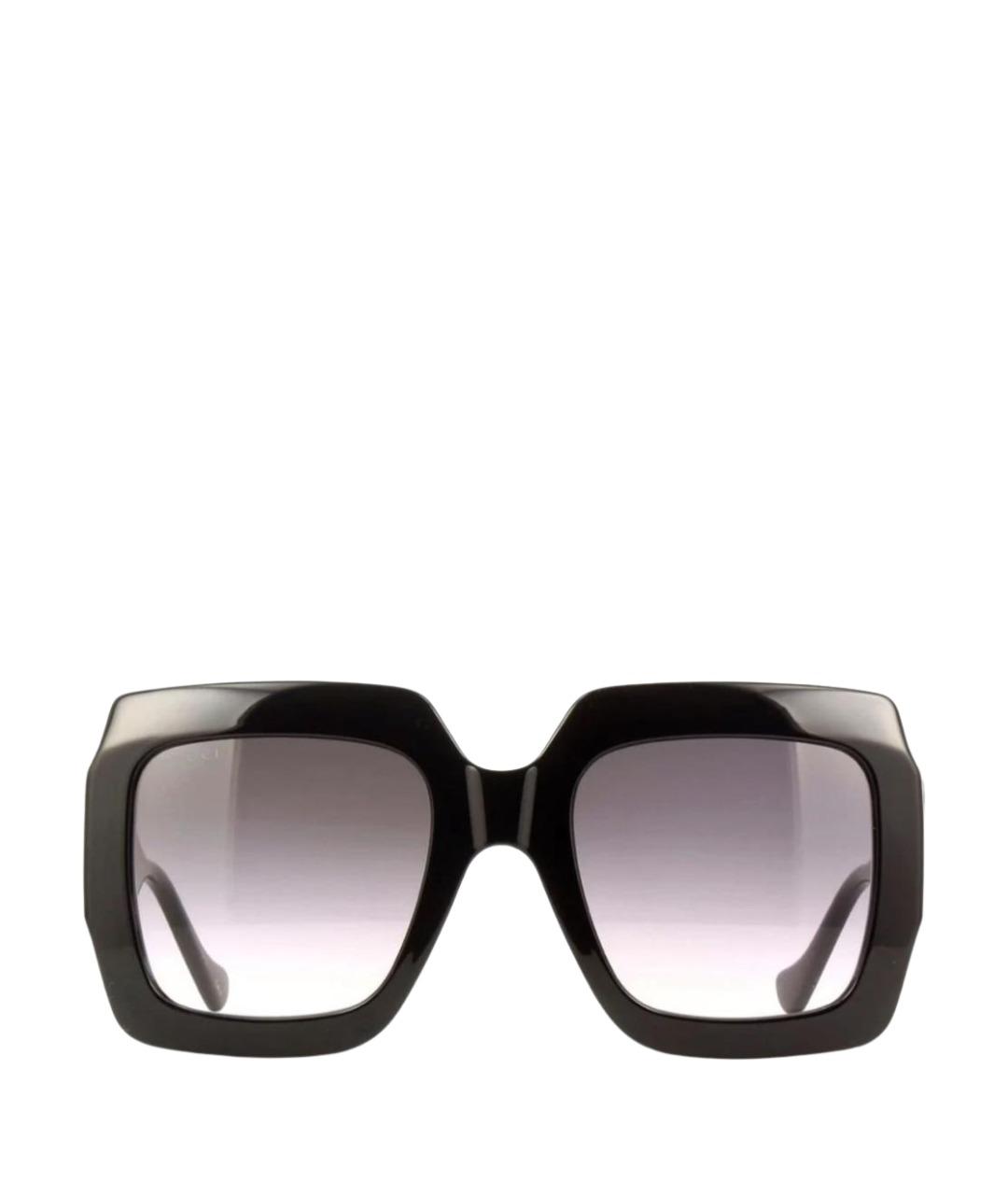 GUCCI Черные пластиковые солнцезащитные очки, фото 1
