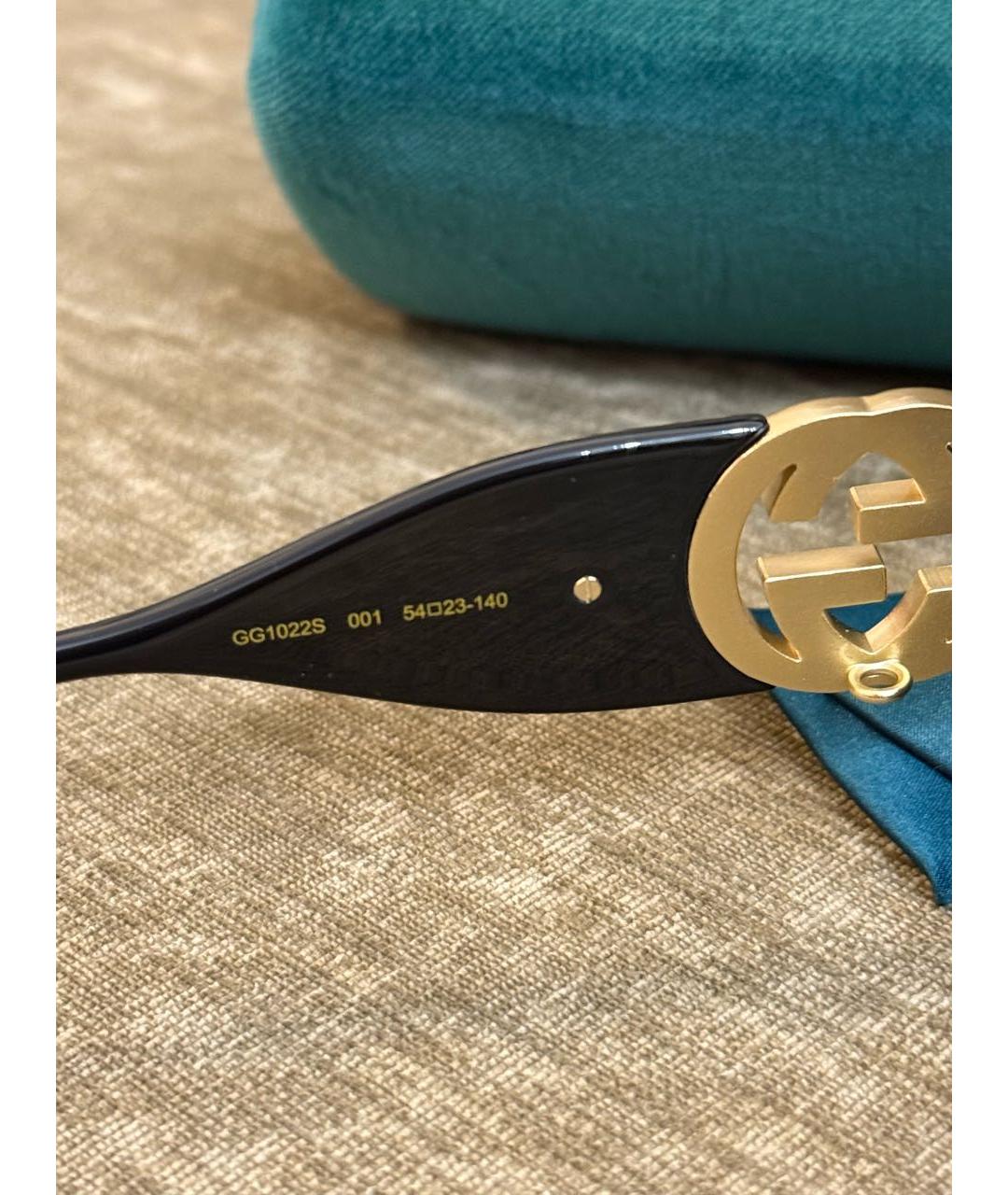 GUCCI Черные пластиковые солнцезащитные очки, фото 5