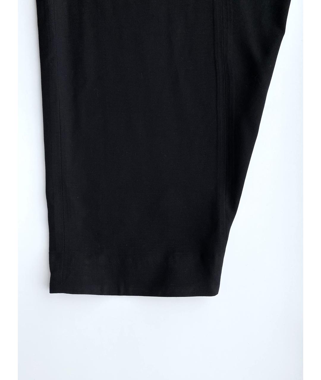 MAISON MARGIELA Черные вискозные брюки широкие, фото 7