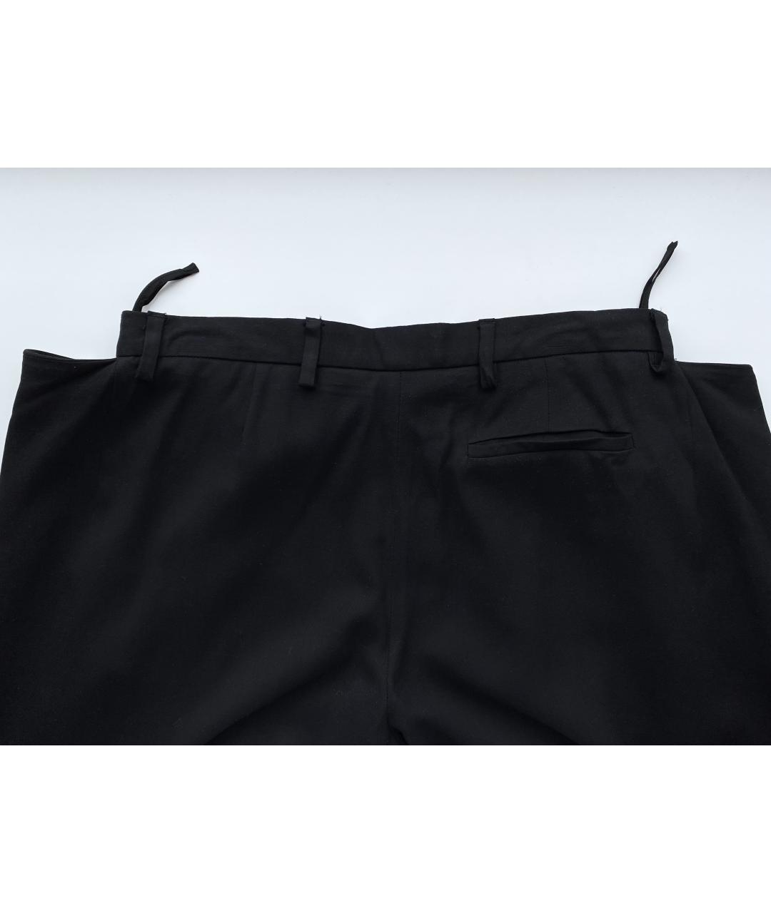 MAISON MARGIELA Черные вискозные брюки широкие, фото 5