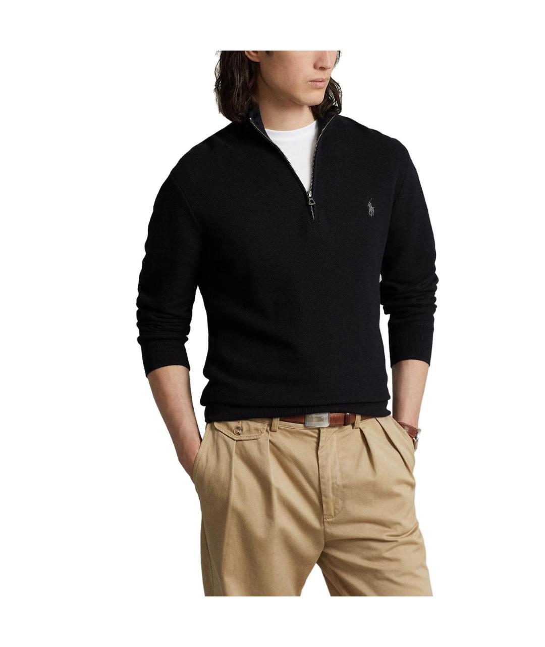 POLO RALPH LAUREN Черный джемпер / свитер, фото 2