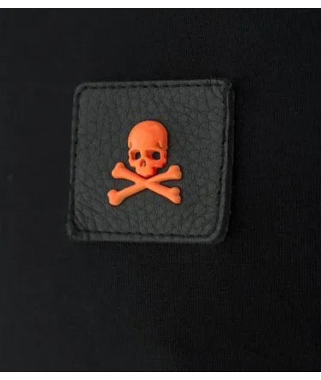 PHILIPP PLEIN Черная хлопковая футболка, фото 3