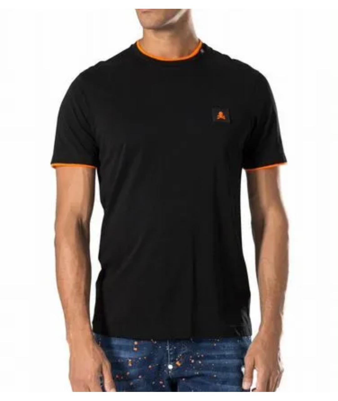 PHILIPP PLEIN Черная хлопковая футболка, фото 4