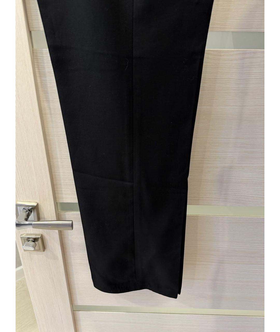 BILLIONAIRE Черные шерстяные классические брюки, фото 8