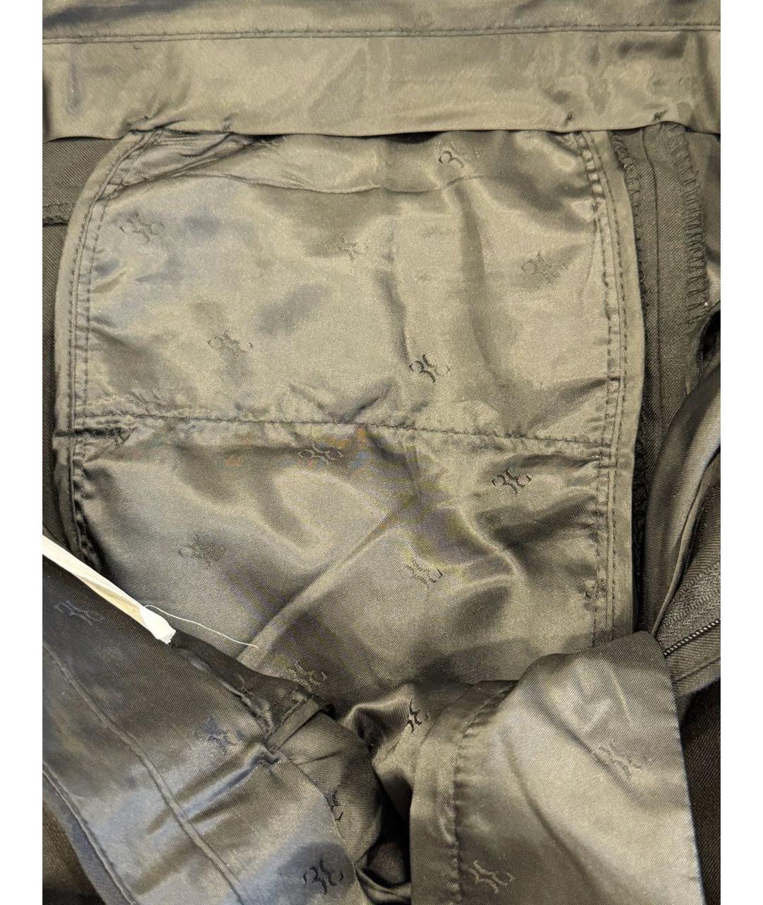 BILLIONAIRE Черные шерстяные классические брюки, фото 5