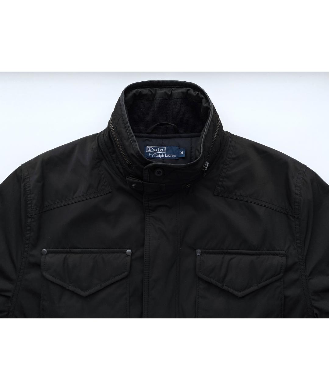POLO RALPH LAUREN Черная полиэстеровая куртка, фото 4