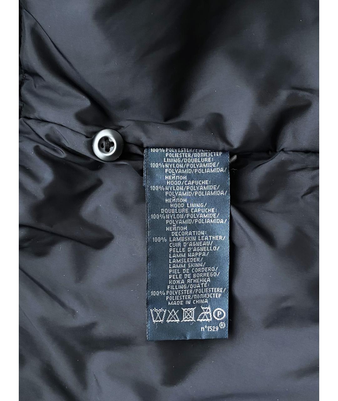 POLO RALPH LAUREN Черная полиэстеровая куртка, фото 9