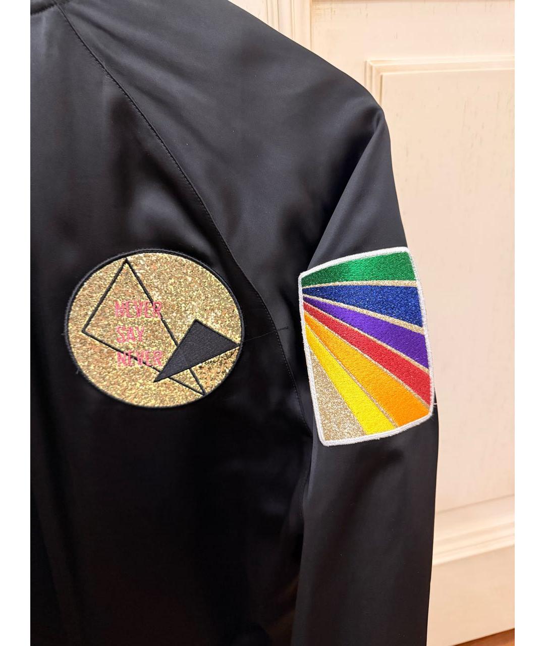 SAINT LAURENT Черная вискозная куртка, фото 5