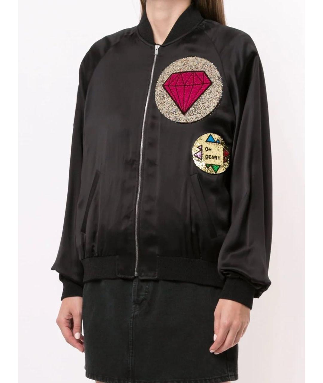 SAINT LAURENT Черная вискозная куртка, фото 7