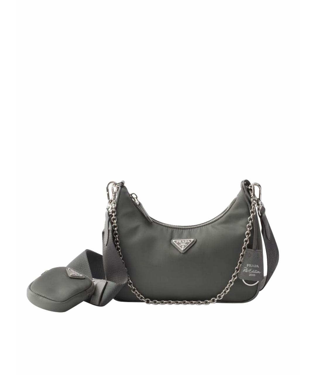 PRADA Хаки сумка через плечо, фото 1