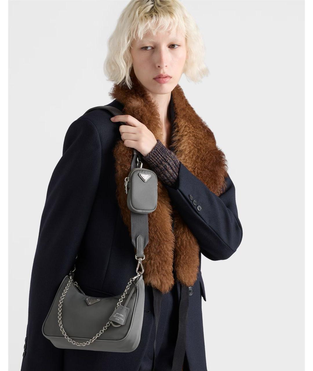 PRADA Хаки сумка через плечо, фото 2