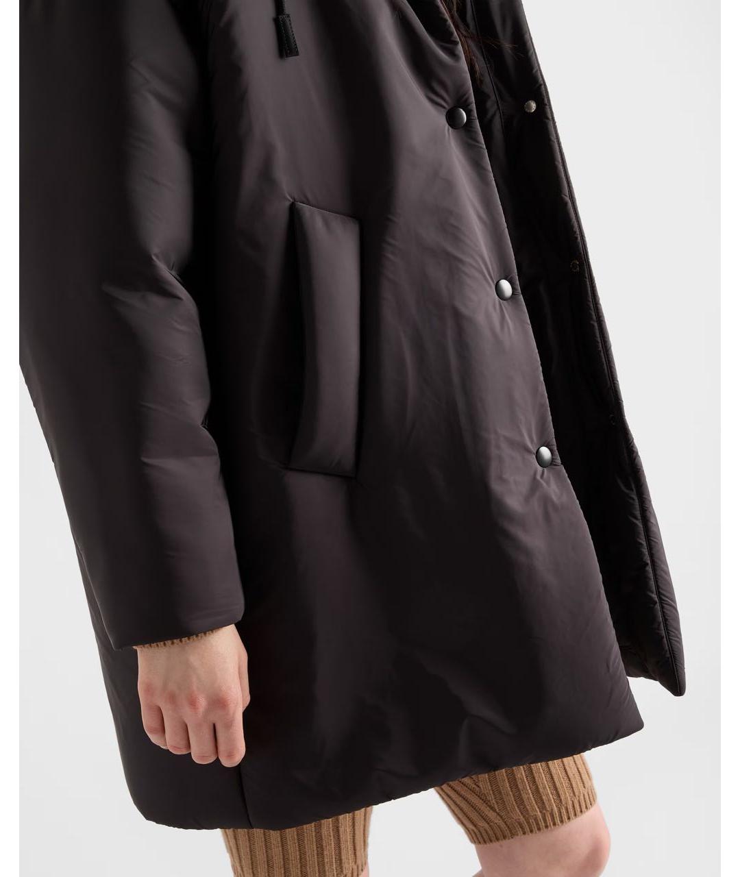 PRADA Коричневое пальто, фото 3