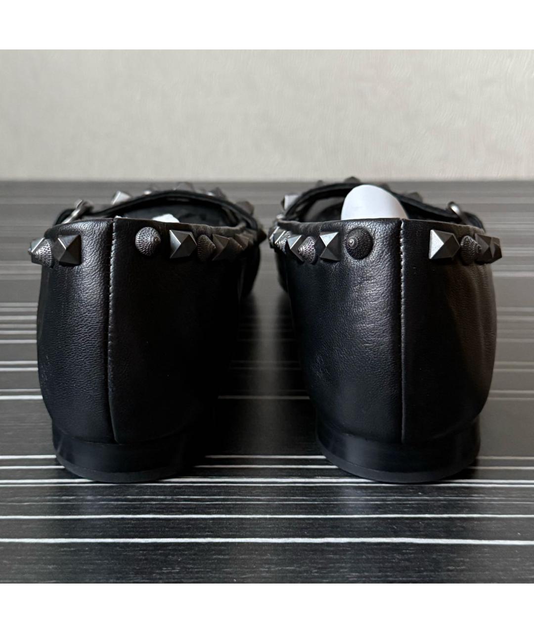 ASH Черные кожаные балетки, фото 5