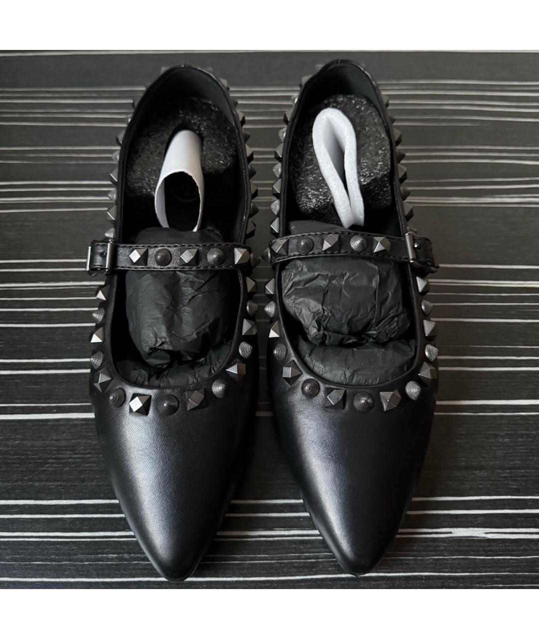 ASH Черные кожаные балетки, фото 3