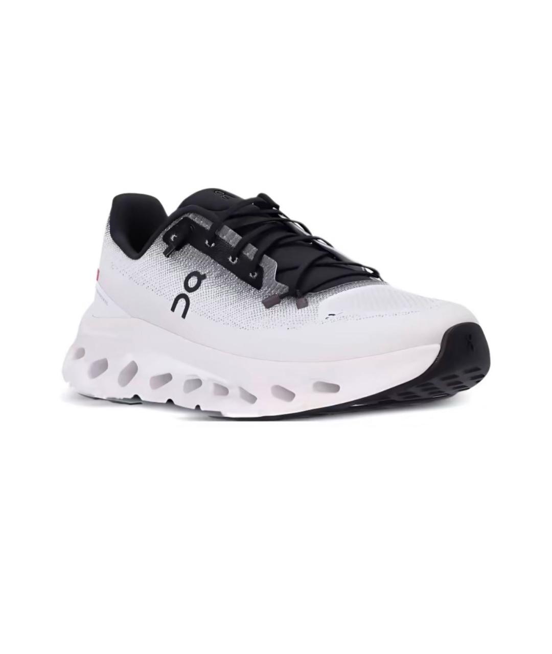 ON Белые текстильные низкие кроссовки / кеды, фото 3