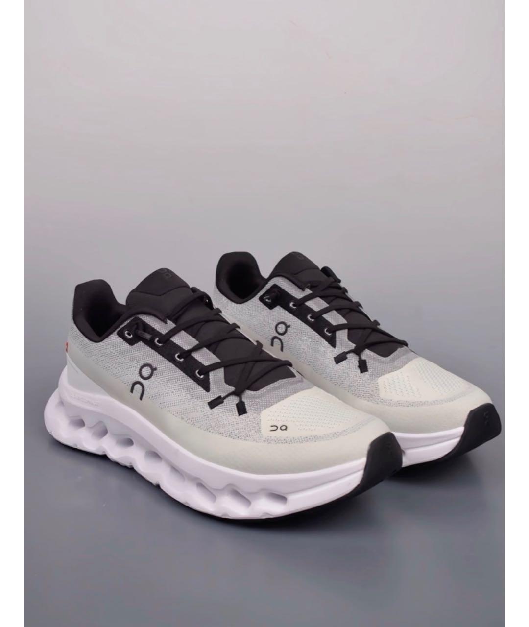 ON Белые текстильные низкие кроссовки / кеды, фото 7